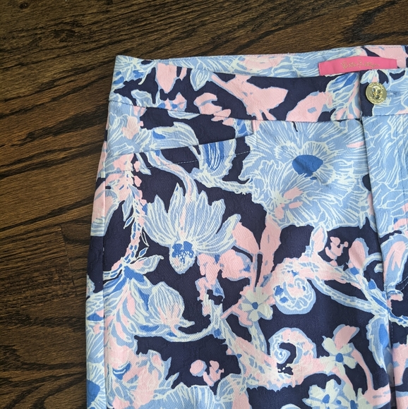 Lilly Pulitzer Kelly High Rise Crop Flare Pant Size 8 - Picture 3 of 5
